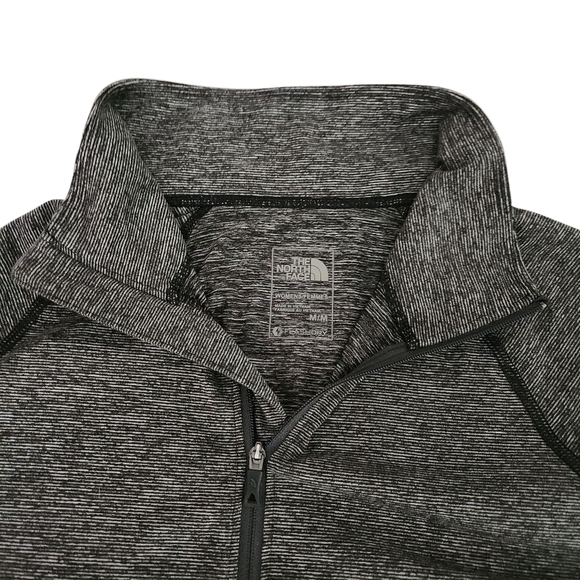 THE NORTH FACE Motivation Stripe ½ Zip Pullover Top heathered gray - Women's - Picture 5 of 13